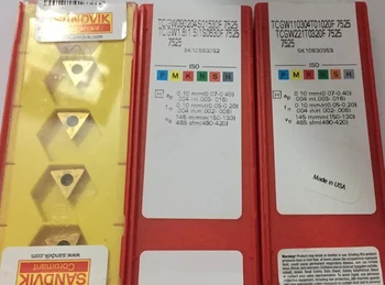 

5PCS CARBIDE INSERT TCGW110304T01020F 7525
