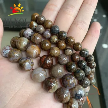 

AA Naural Smooth Pietersite stone Round Loose Beads Stone 7.5" Strand 6 8 10 12 MM Pick Size For Jewelry Making DIY Bracelet