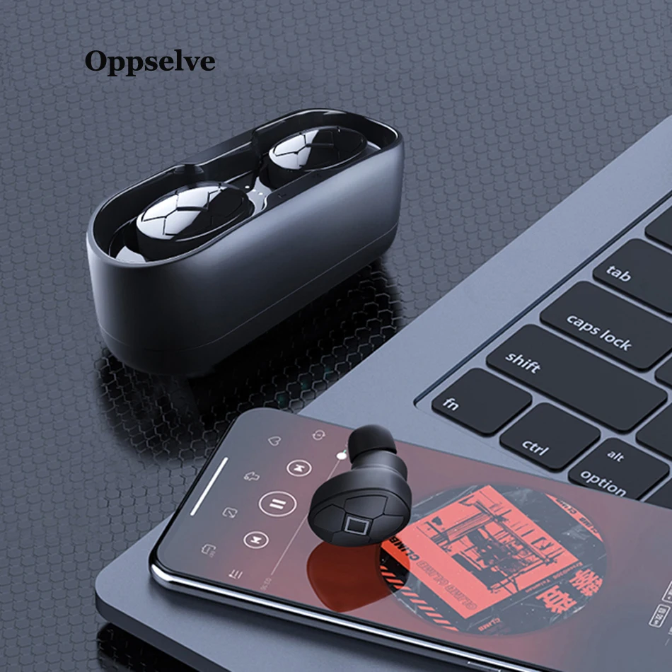 Wireless Earphone Headphones Sports Bluetooth 5 0 TWS Headset Noise Cancelling Mic For iPhone Huawei Samsung Xiaomi Redmi Huawei