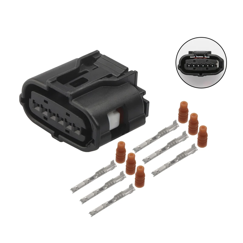

5 sets 6 Pin Sensor Sumitomo TS Waterproof 025 Series Accelerator Pedal Auto Connector for Toyota Subaru replacement 6189-1083