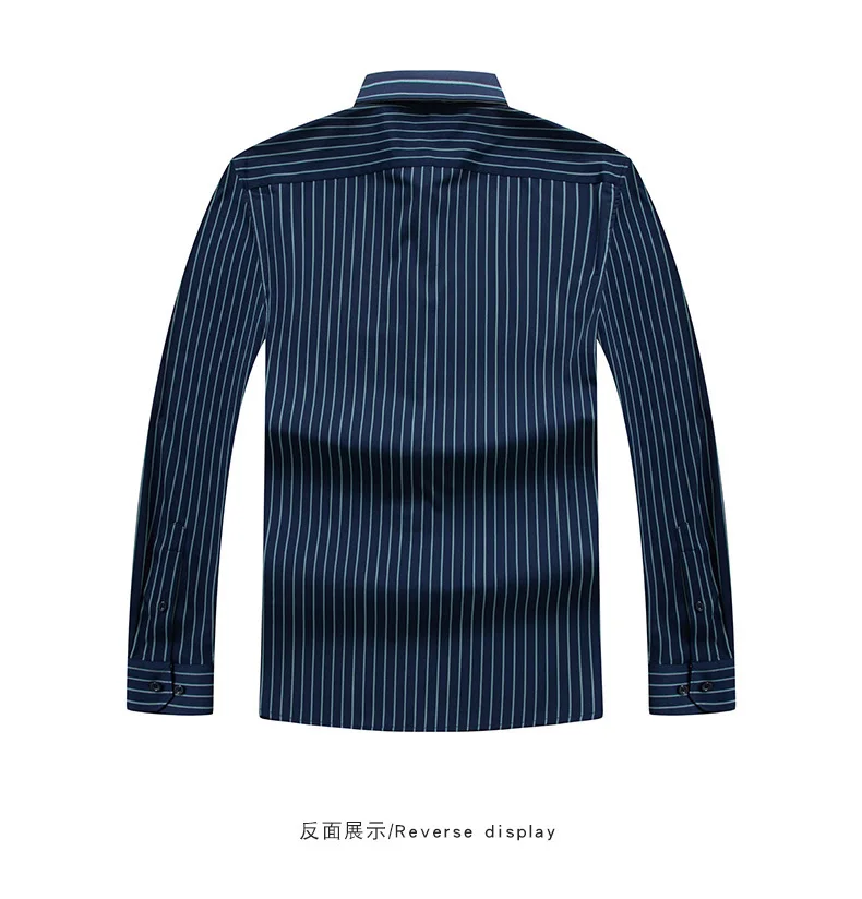 8xl 7xl 6xl 5xl 2019 Новое молодежное Плюс Размер большое мужское платье с отложным воротником и длинными рукавами полосатые рубашки с мужскими