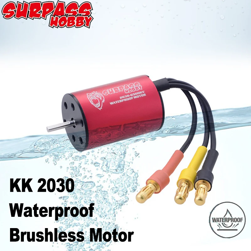 

Surpass Hobby Waterproof 2030 Brushless Motor 4500KV 6500KV 7200KV 2S for 1/20 1/18 Lexus RC Drift Racing Car Road Touring Cars