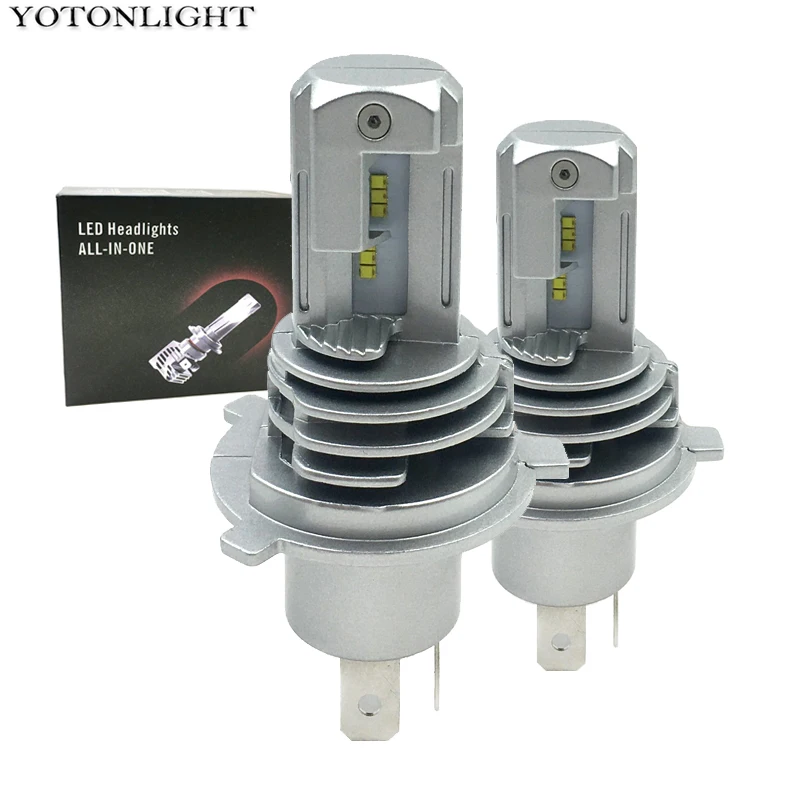 YOTONLIGHT Mini H7 Led H11 H1 H4 Car Headlight Bulb 9005 hb3 9006 hb4 H8 H9 Lamp Hi/Lo Upgrade 55w 12000lm Fog Light 6500K