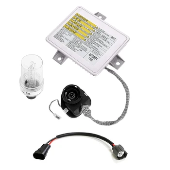 

X6T02971 W3T10471 X6T02991 33119-S0K-A10 Xenon HID Headlight Ballast with Igniter and D2S Bulb & Power Cable for Acura TL TSX Ho