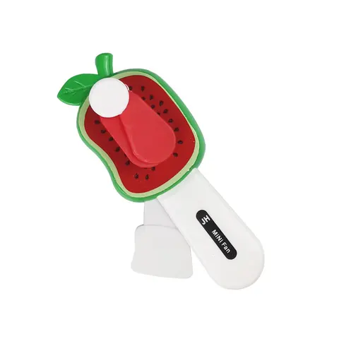 Fruit Cartoon Animal Mini Fan Pocket Handheld Air Cooler Conditioner Room Small Air Appliances Home Outdoor Hand Press Fan