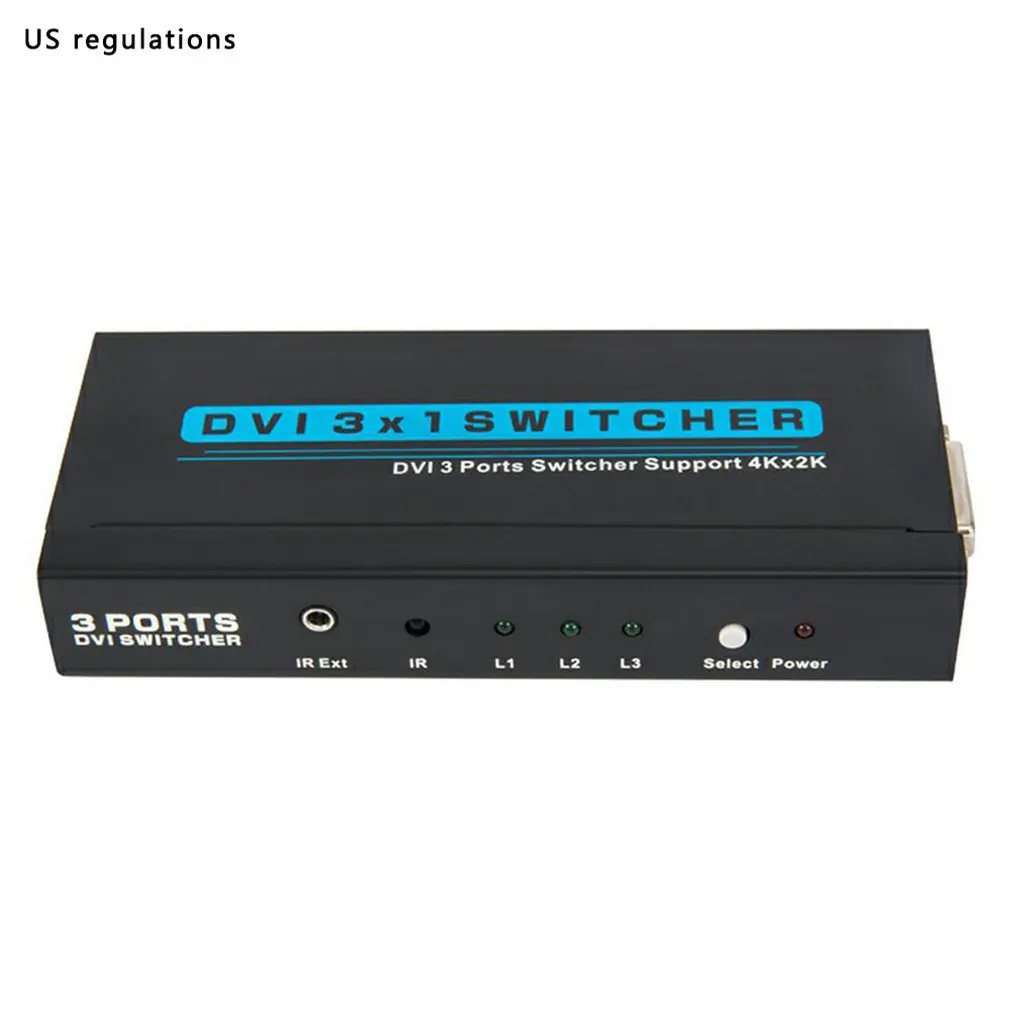 DVI поддерживает коммутатор 4K x 2K @ 25/30Hz Hd видео HDMI T-Dv303A 1080P три в одном для HDTV DVD TV Box |