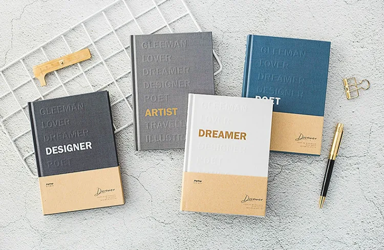 Dreamer A5 в твердом переплете блокноты и журналы простой креативный студенческий дневник с пустым покрытием сетка планировщик блокнот пули журнал