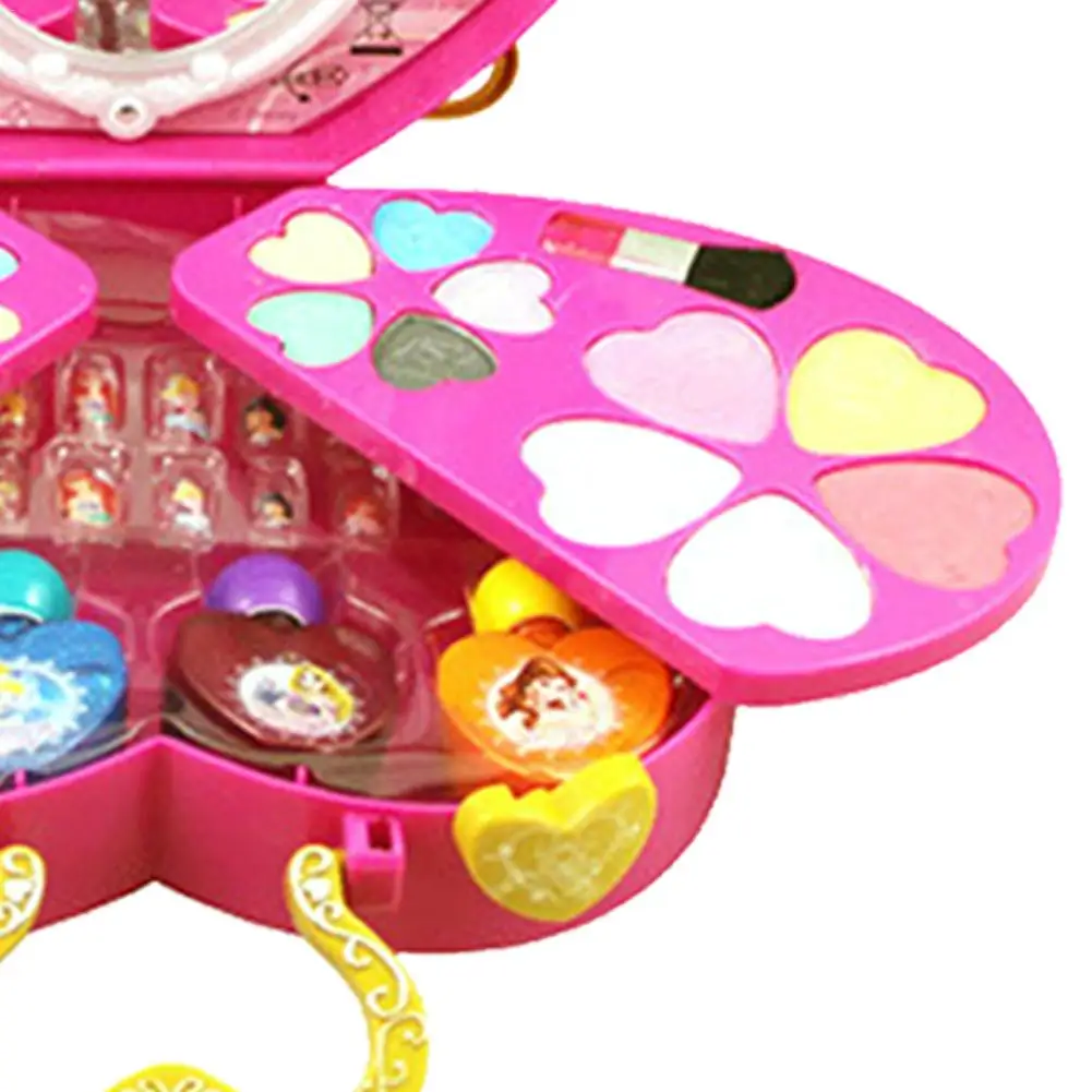 Child Makeup Kit Disney Princess Children's Makeup Toy Set Pretend Toy Girl Special Cosmetics Safe Nontoxic Makeup Box GirlHouse