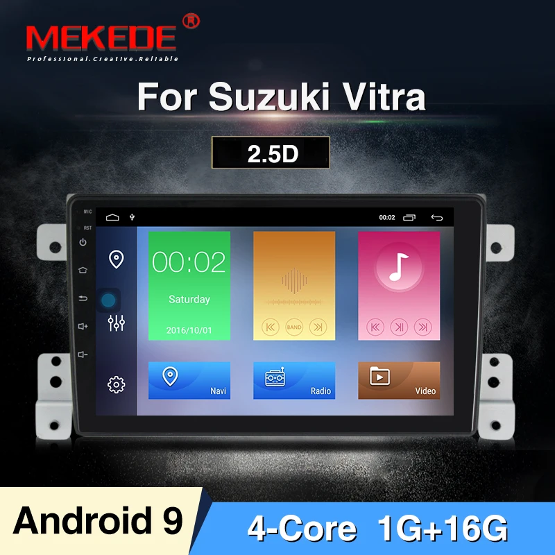 MEKEDE Android 9,0 4+ 64G DSP ips dvd-плеер для SUZUKI GRAND VITARA 2007-2013 Восьмиядерный bluetooth