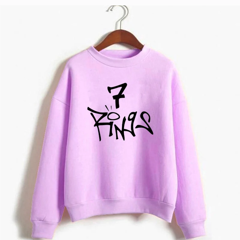 

Hoodie Pullover Tops No Tears Left To Cry God Is A Woman Ariana Grande 7 Rings Sweatshirt Women Seven Rings Thank U Next