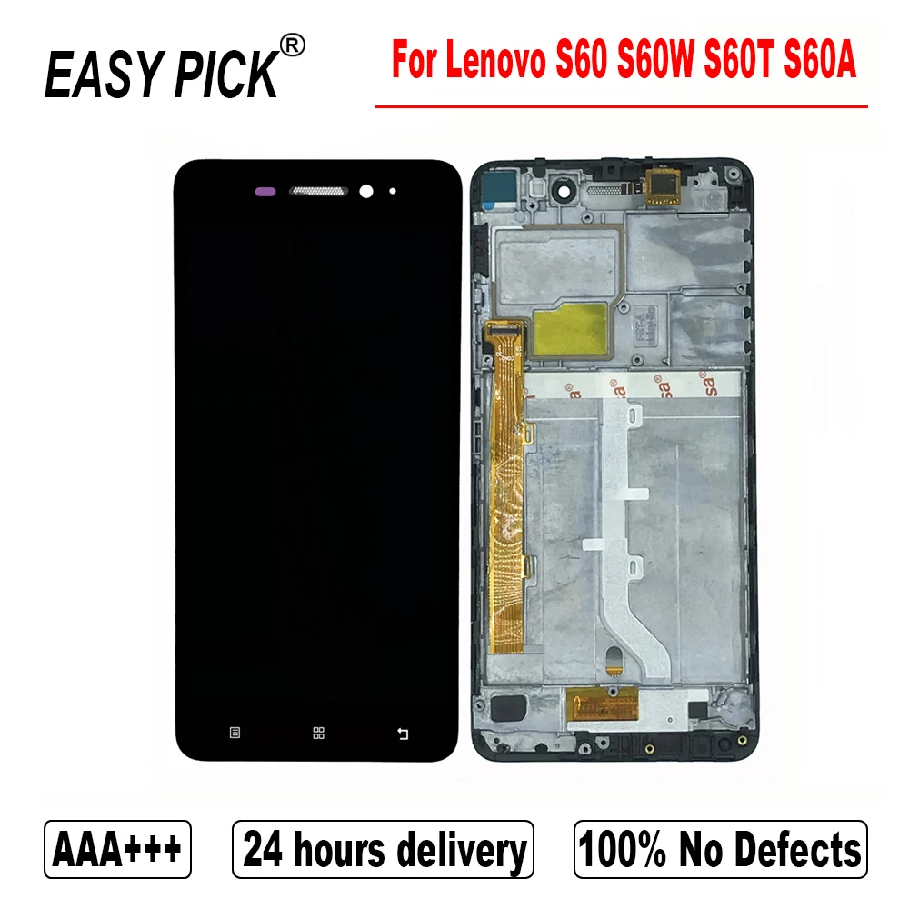 For Lenovo S60 S60W S60T S60A LCD Display Touch Screen Digitizer Assembly Dual SIM LTE | Мобильные телефоны и аксессуары