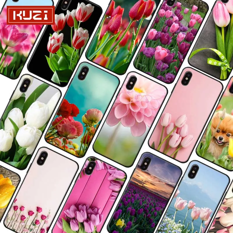 Телефон чехол для iPhone 7 XR X 6S 8 XS MAX 6 plus SE 5s Мягкий силиконовый розовый фиолетовый