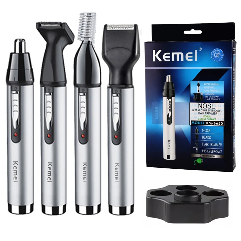 Origina 4in1 rechargeable nose ear hair trimmer for men grooming kit electric eyebrow beard trimer micro and ears | Бытовая техника