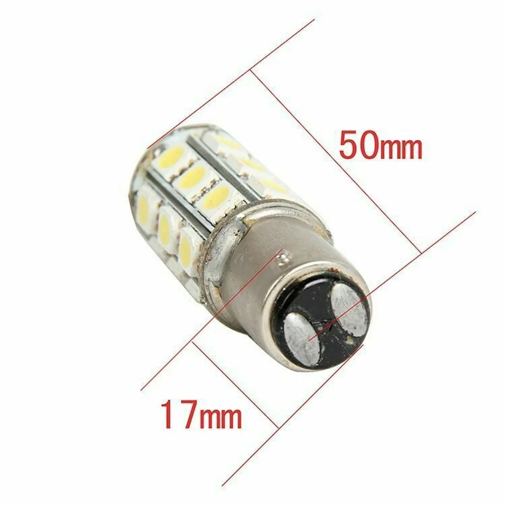 4 шт. 1157 BAY15D P21/5 Вт 27SMD 5050 автомобиля 12V светодиодный задние фонари фонарь лампы белого цвета