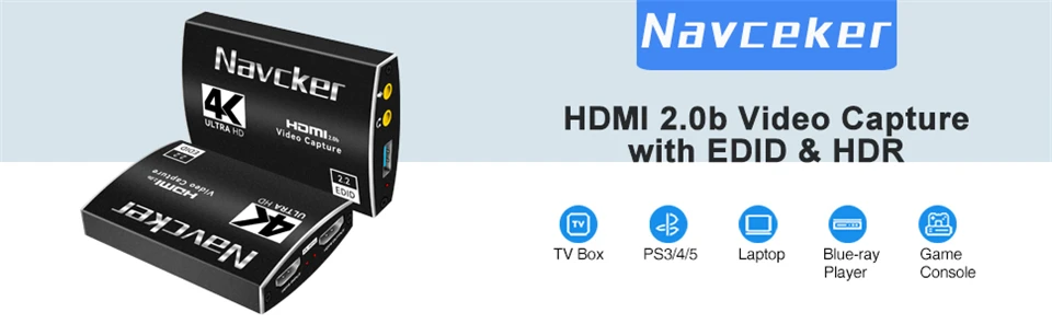 2023 USB3.0 HDMI 4K60Hz Video Capture HDMI to USB Video Capture Card Dongle Game