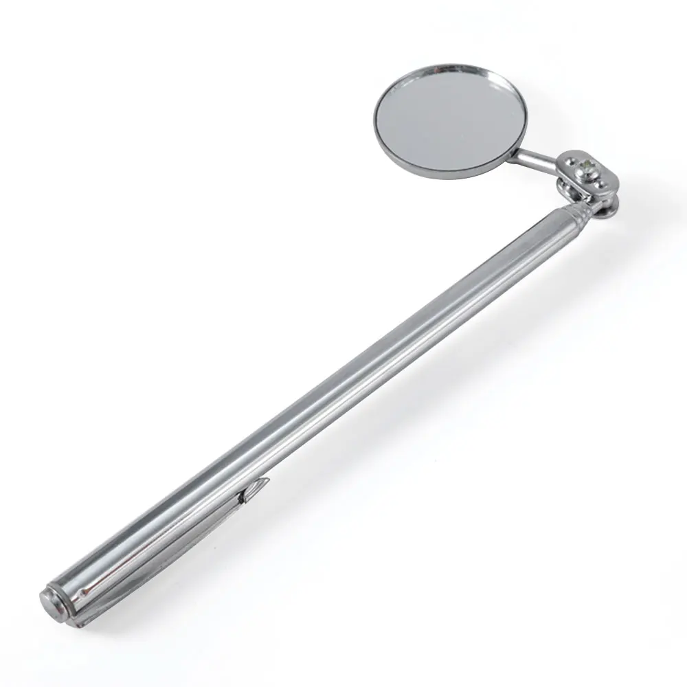 50mm Folding Mirror Inspection Mirror Machinists Durable Detection Mirror for Inspectors - Цвет: light handle