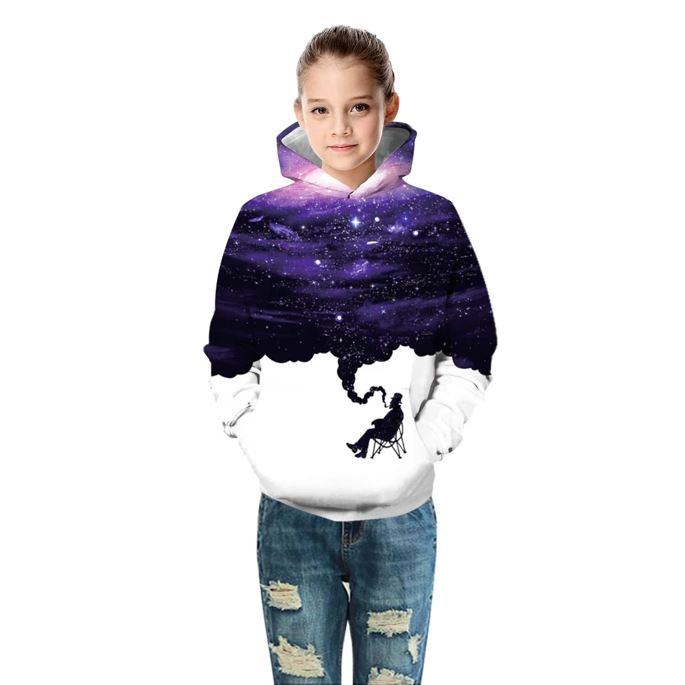 Raisvern/Детские толстовки с 3D-принтом; пальто с капюшоном в стиле унисекс; куртки для мальчиков и девочек; толстовки; коллекция года; сезон осень-зима; детские топы