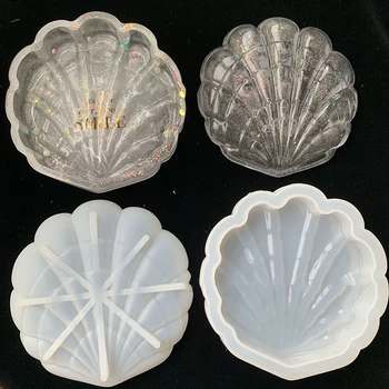 

Shell Shape Silicone Soap Mold DIY Crystal Epoxy Mould Stereo Soap Candle Making Tools moldes Handcraft Resin Mold Practical