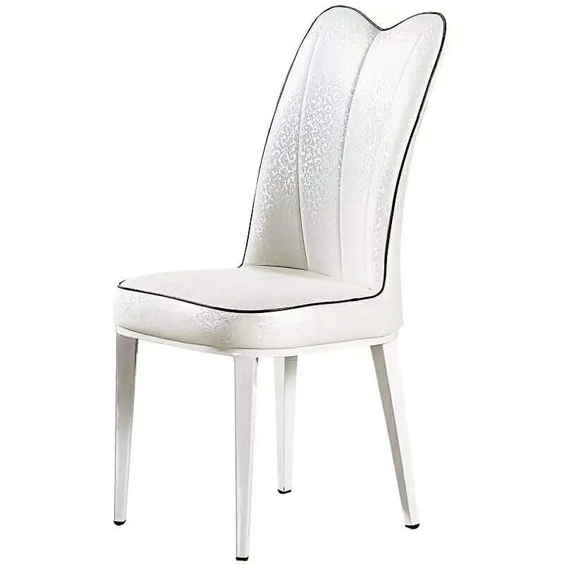 

Dining Chair Household Modern Simple Adult Armchair European Restaurant Hotel Leather Manicure Table