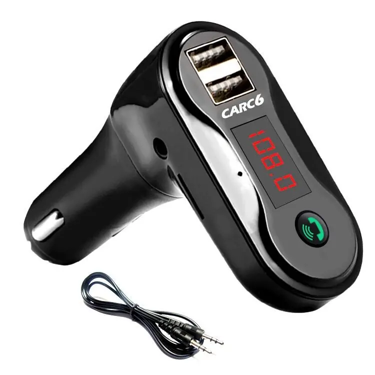 Bluetooth 5 0 AUX вход автомобильный комплект fm-передатчик беспроводной TF u-диск MP3