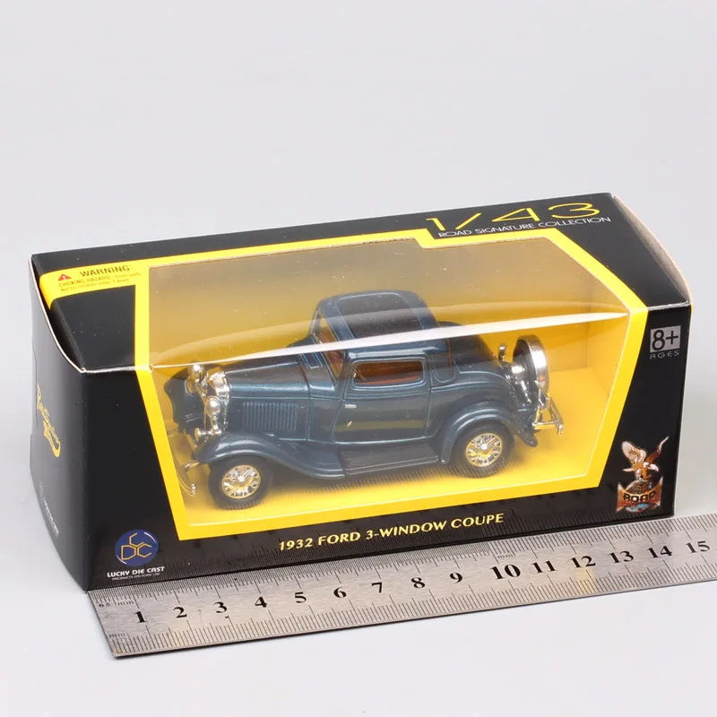 1:43 весы небольшой Ford Модель B 18 Классический три окна Deluxe купе Литье металла