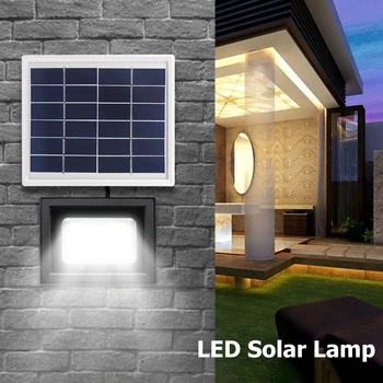 

Outdoor 50LED Solar Light Waterproof Path Yard Garden Wall Security Lamp