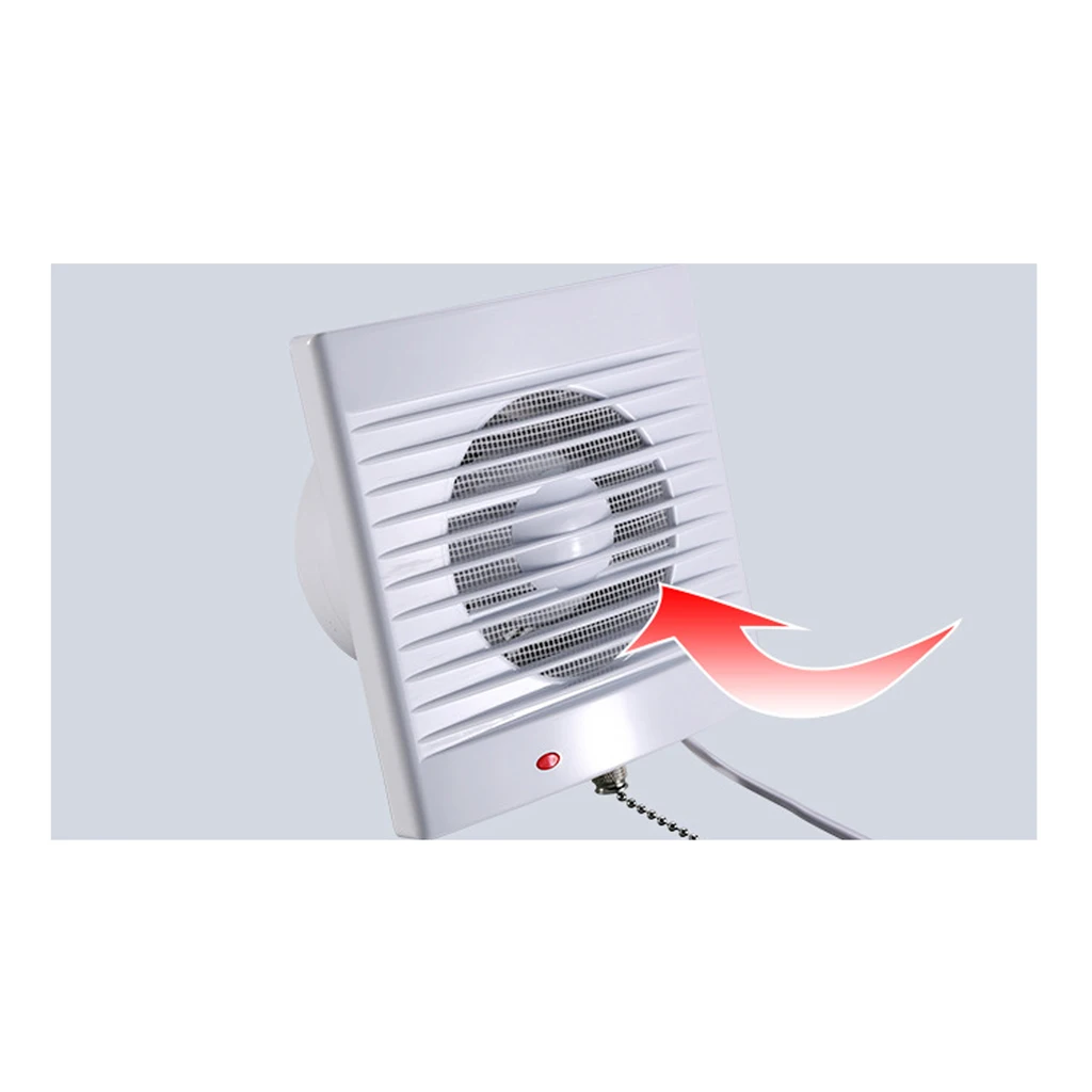 White 120mm Square Ceiling Ducted Exhaust Fan/flow/Bathroom/Kitchen/Laundry