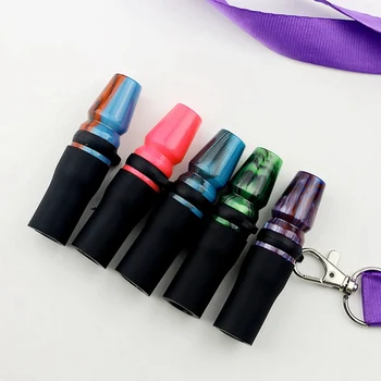 

Reusable Hookah Mouthpiece with Hang Rope Strap Silicone Plastic Shisha Mouth Tips Chicha Cigarette Holder Water Pipe Mouthpiece