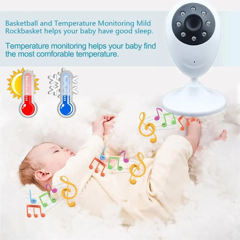 

Wireless Wifi Baby Monitor camara bebes Smart nanny cam 2-Way Infrared Voice Surveillance Babies baby phone camera bebek telsizi