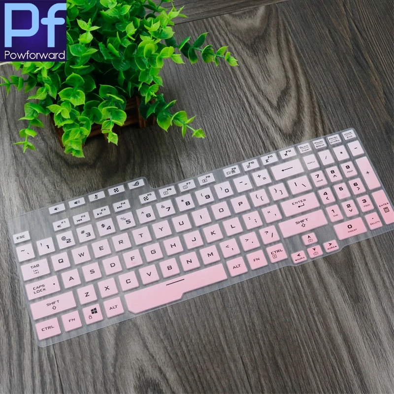 fadepink Защитная крышка для игровой клавиатуры ноутбука ASUS ROG Strix G G731GV G731GW G731GT G731GU G 731 GW GT GU 17,3 дюймов - Цвет: fadepink