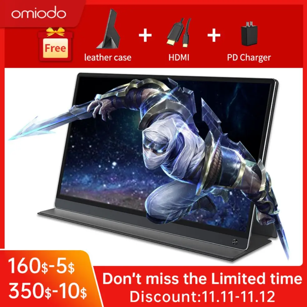 15.6 inch Gaming  monitor 1080p HD with Type-C USB