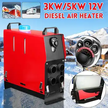 

All in one 5000W Air diesels Parking Heater 5KW 12V Car Heater For Trucks Motor-Homes Boats Bus +LCD key Switch +Remote Control