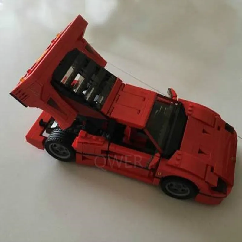 MOC Technic серия F40 спортивный автомобиль светодиодный светильник строительные наборы блоки Набор кирпичей подходят 10248 игрушки для детей подарки(только светильник