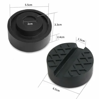 

Floor Jack Rubber Pads Stands Adapter Car Supplies Frame Black Tools Set