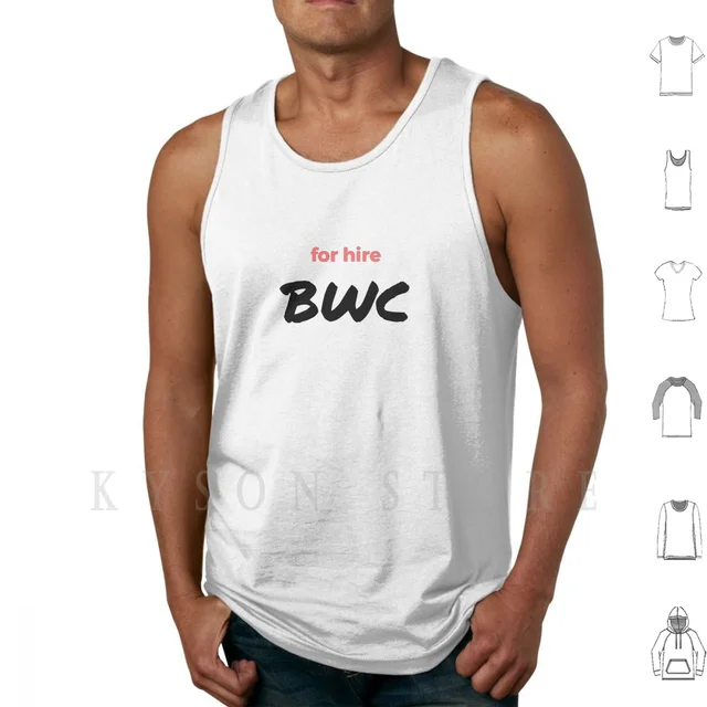 For Hire : Bwc Tank Tops Vest Sleeveless Bwc Funny Meme Cock Bisexual Actor Adult  Movies - Tank Tops - AliExpress