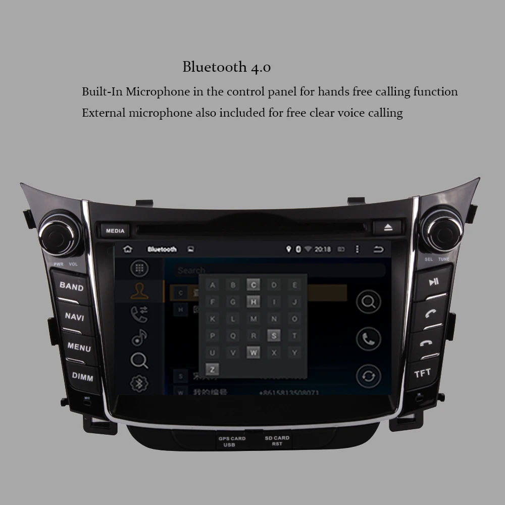 Android 10.0 Car GPS Navigation For Hyundai I30 20122016 Car Radio