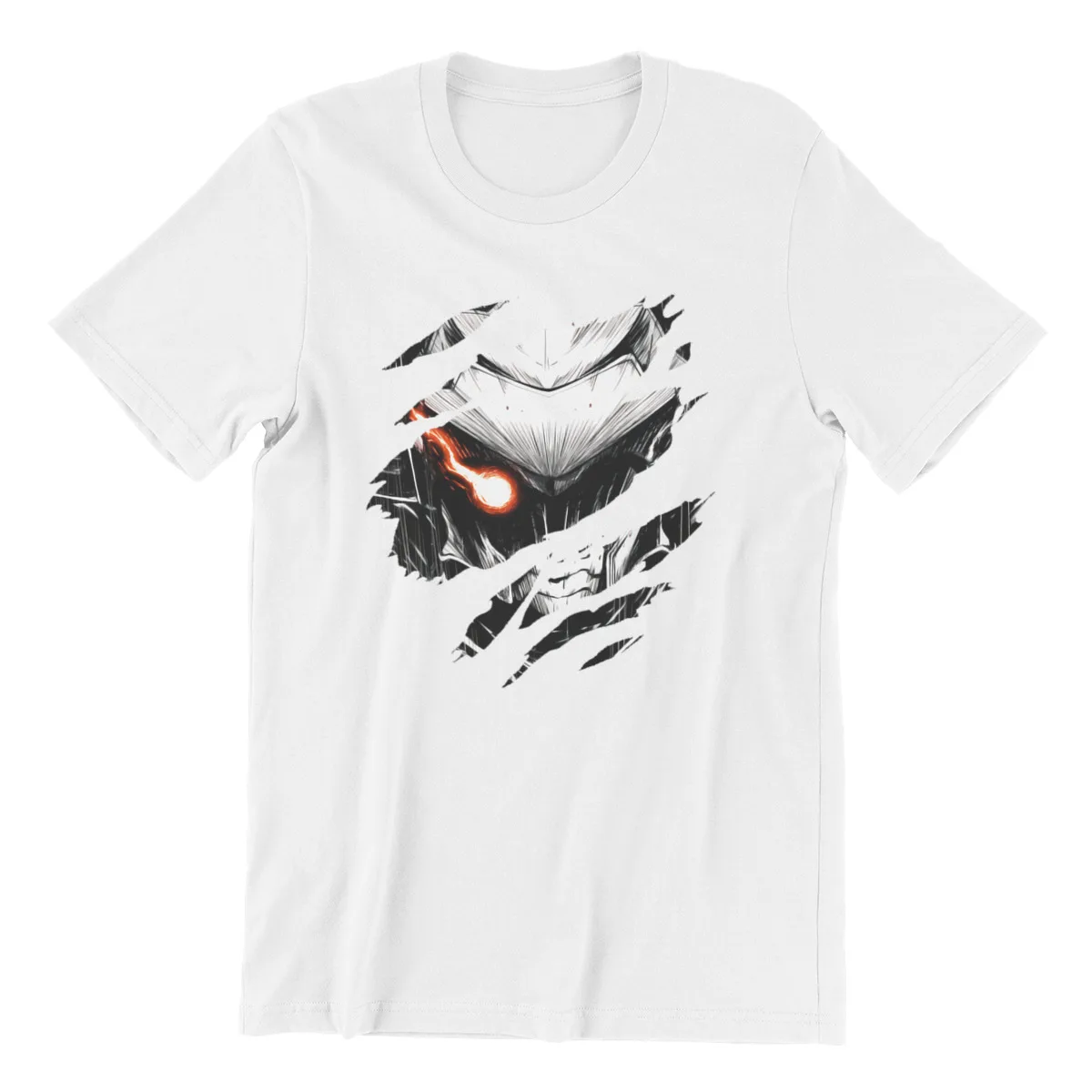 

Мужская футболка Goblin Slayer игры пары подходящая мужская хлопковая искусственная аниме Harajuku уличная одежда