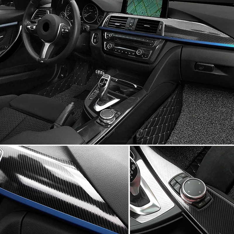 5D глянцевые автомобильные наклейки из углеродного волокна для Volkswagen Polo 5 7 sedan mk6 VW