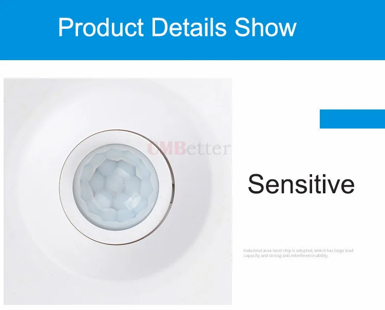 360 Degree Mini Infrared PIR Detection IR Ceiling Wall Recessed Motion Sensor Detector Auto Light Switch 110v-220v motion sensor (5)
