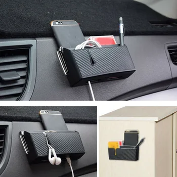 

Accessories Storage Box Auto Interior Inner Pocket Bag Holder Black Reusable Replacement