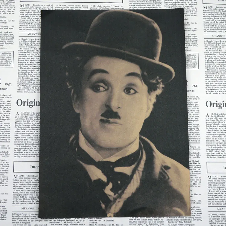 Chaplin фильм Ретро Классический плакат украшение дома живопись