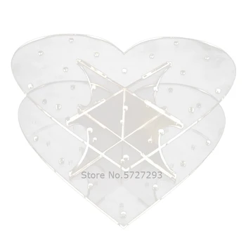 

2 Tier 21 Holes Cake Stand Plexiglass Round Lollipop Cupcake Display Holder Wedding Birthday Party Events Dessert Decoration