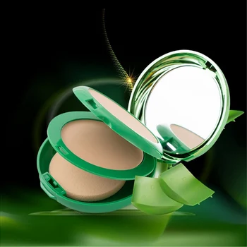 

Aloe Vera Pressed Powder Oil Control Makeup Long Lasting Brightening Concealer Whitening Moisturizing Facial Beauty Q1