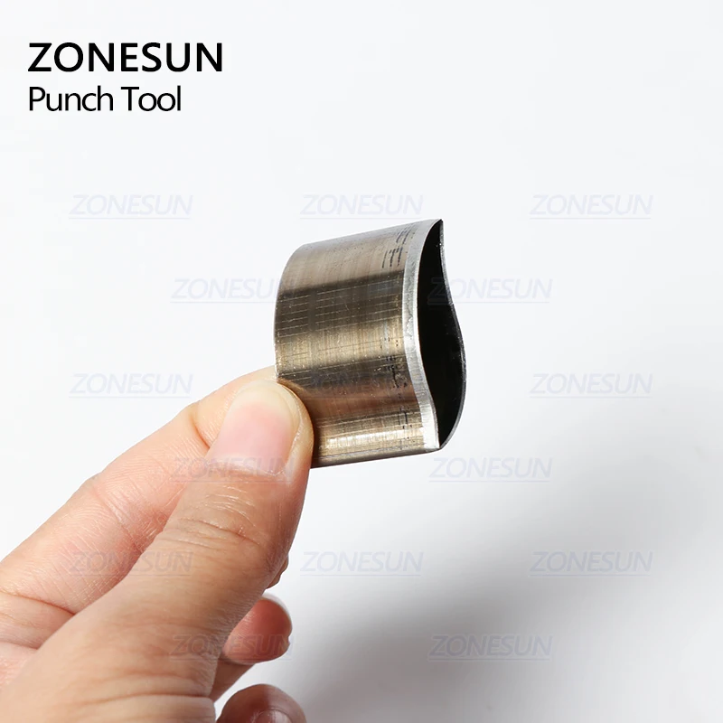 ZONESUN ромб листьев кожаный штанцевый нож кликер Сталь умирает 20/25/30/50 мм перфорационный инструмент для вырезания кожа серьги