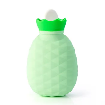 

Pineapple Shape Silicone Hot Water Bottle Hand Warmer Winter Warming Bag 200ML E2S