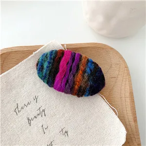 Oval-Color Модные женские ins элегантные шпильки для девушек Милая шпилька для волос женские корейские стильные аксессуары для волос - Цвет: Oval-Color