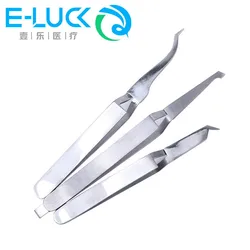 1Pcs Dental Stainless Steel Bracket Tweezers/Orthodontic Buccal Tube Tweezer