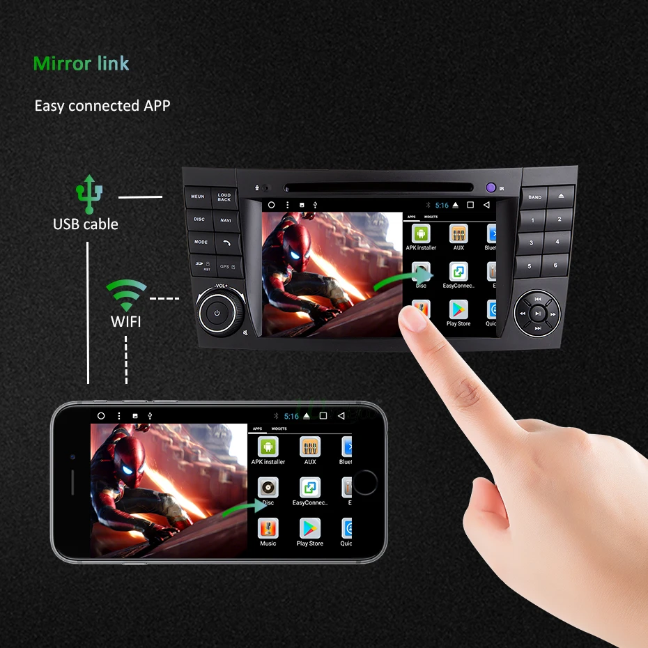 Excellent 4G 64G Android 9.0 CAR dvd player For Mercedes Benz E-class W211 E200 E220 E300 E350 E240 E270 E280 CLS CLASS W219 radio gps pc 26