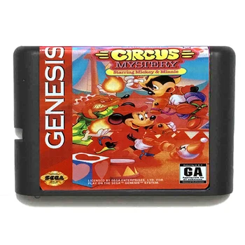 

The Great Circus Mystery for 16 bit Sega MD Game Card for Mega Drive for Genesis US PAL Version Video Game Console