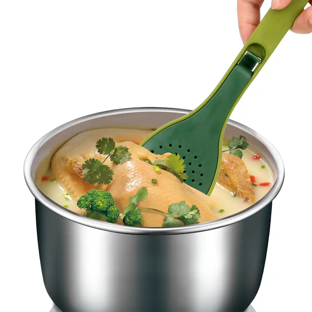 Spice Packet Filter Spoon Long Handle Soup Spoon Multi-purpose Condiment Boiled